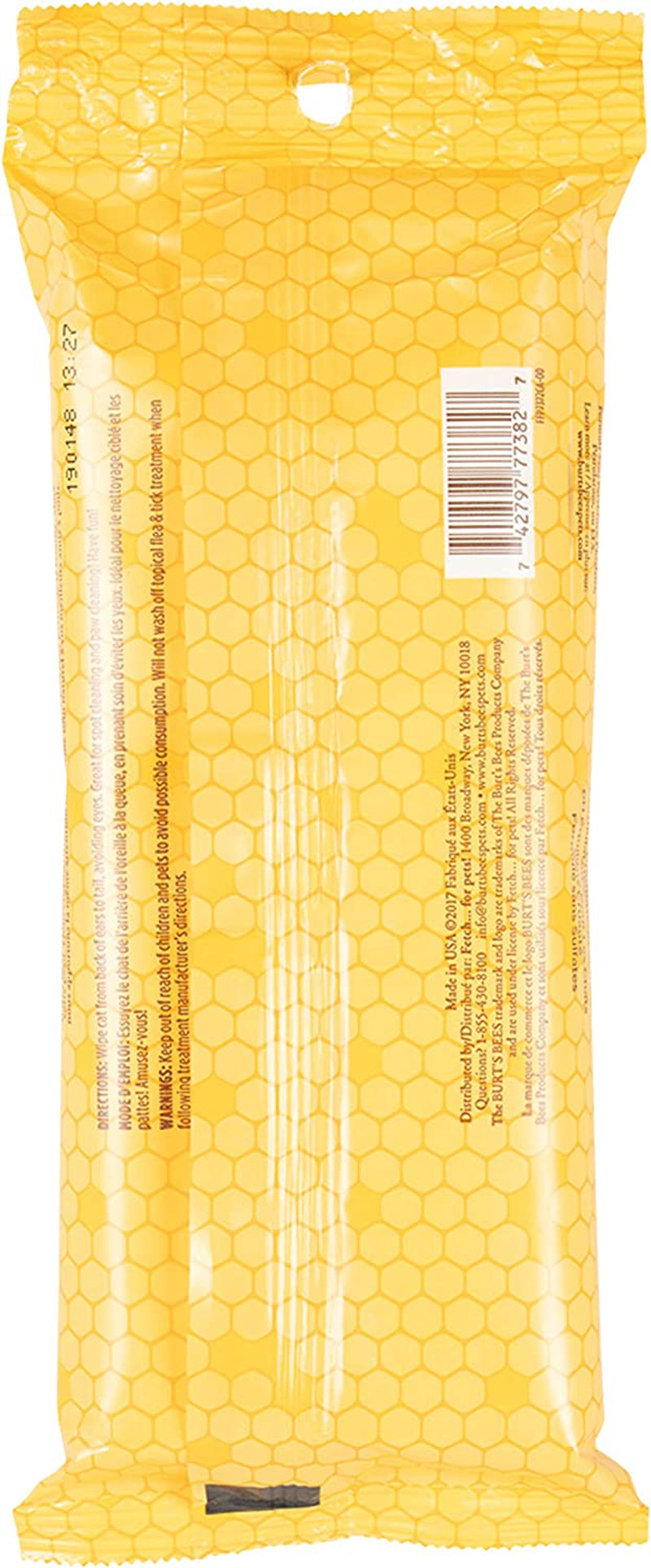 Cat Dander Remover Wipes, Unscented Soft Grooming Cloths with Colloidal Oat Flour + Aloe, Helps Reduce Flaking between Baths for Cats & Kittens, 50 Count